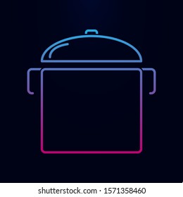 Pot nolan icon. Simple thin line, outline vector of kitchen icons for ui and ux, website or mobile application