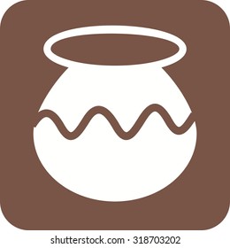 Pot, plant, nature icon vector image.Can also be used for gardening. Suitable for mobile apps, web apps and print media.