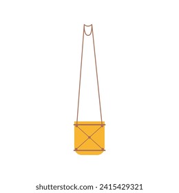 pot set with rope hanger plant