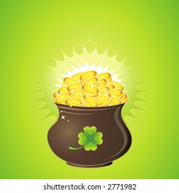 Pot for St. Patrick's Day
