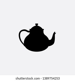 pot tea icon sign signifier vector