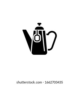 Pot of tea icon template. Vector illustration