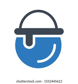 pot vector colour glyph icon