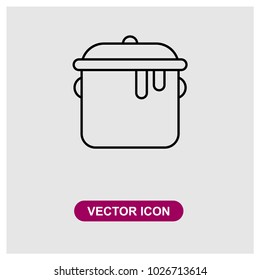 Pot Vector Icon