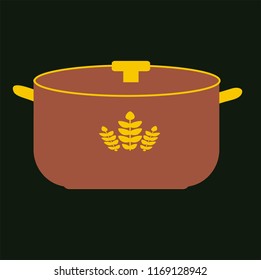 pot vector icon