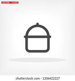 Pot Vector icon