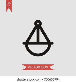 Pot vector icon illustration symbol