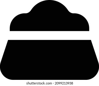 pot vector illustration isolated on a transparent background. glyph vector icons for concept or web graphics.