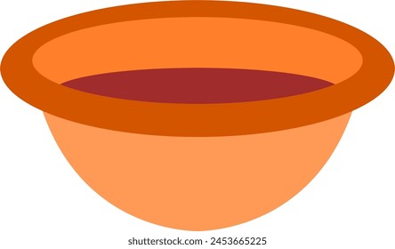 Pot Vector image for background or project