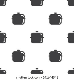 pot, vector seamless pattern, Editable can be used for web page backgrounds, pattern fills  
