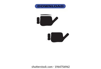 Pot water icon or logo high resolution