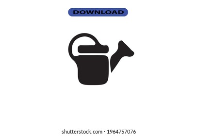 Pot water icon or logo high resolution