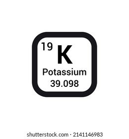 Potassium chemical element periodic table