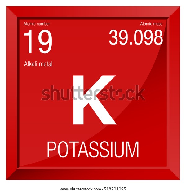 Atomic number for potassium