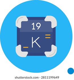 Potassium vector Icon Design Illustration