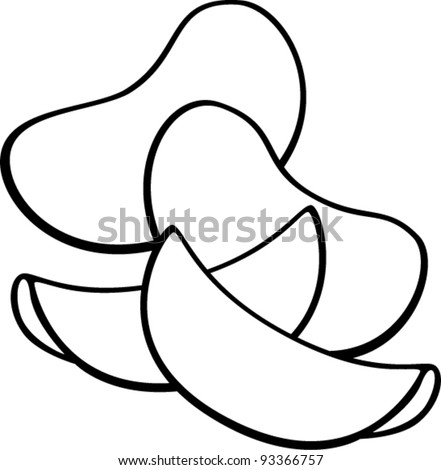 Potato Chips Stock Vector (Royalty Free) 93366757 - Shutterstock