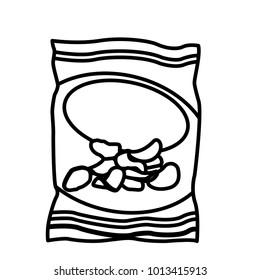 Potato chips bag