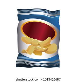 Potato chips bag