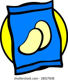 potato chips bag