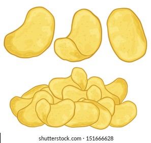 potato chips (crisps)