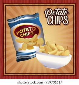 Potato chips frame