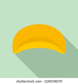 Potato chips icon. Flat illustration of potato chips vector icon for web design