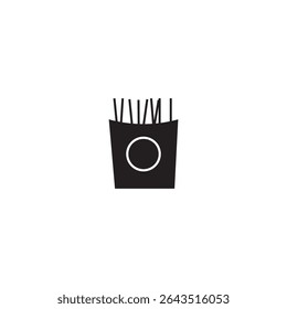 potato chips icon illustration element design