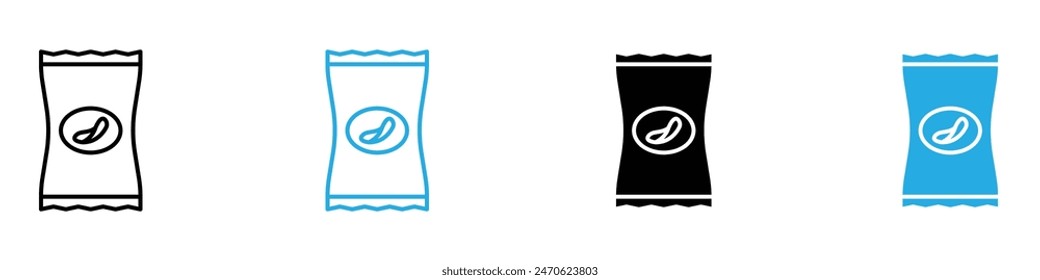 Potato Chips Icon for Snacks, Fast Food, and Crispy Treats