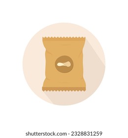 Potato Chips Icon Vector Design.