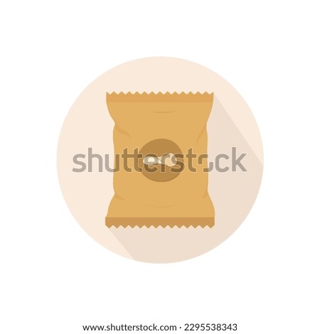 Potato Chips Icon Vector Design.