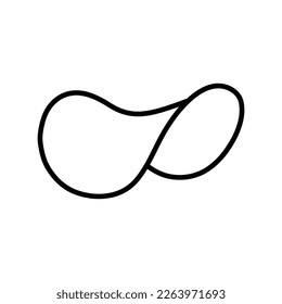 potato   chips  icon vector chips logo