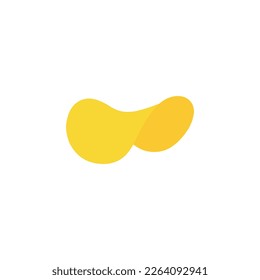 potato   chips  icon vector chips logo