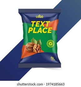 Potato chips package design, foil bags with the original file in 3d illustration.  Chip's packaging ideas | chip packaging, packaging, chips.