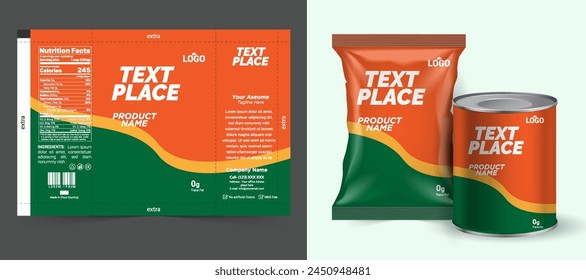 Potato chips package design, foil bags with the original file in 3d illustration. Chip's packaging ideas | chip packaging, packaging vector, eps