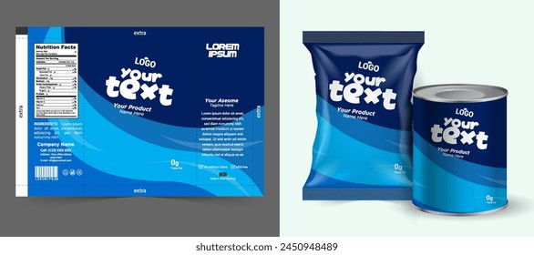 Potato chips package design, foil bags with the original file in 3d illustration. Chip's packaging ideas | chip packaging, packaging vector, eps