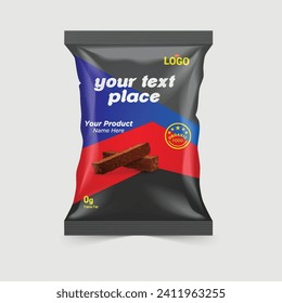 Potato chips package and foil bags design