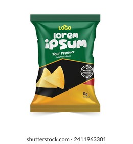 Potato chips package and foil bags design