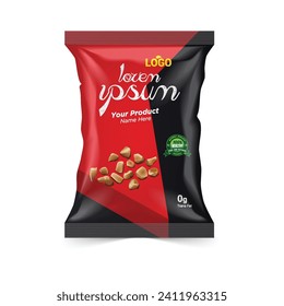 Potato chips package and foil bags design