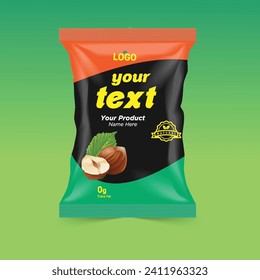 Potato chips package and foil bags design