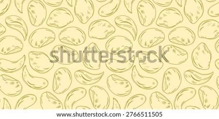 potato chips pattern. doodle potato chips pattern background. potato chips seamless pattern background. unhealthy snacks chips pattern.