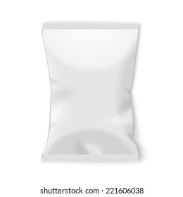potato chips plastic packaging. - Shutterstock ID 221606038