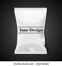 potato chips plastic packaging, excellent vector illustration, EPS 10