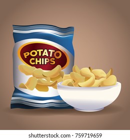 Potato chips snacks