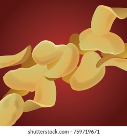 Potato chips snacks