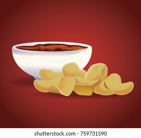 Potato chips snacks