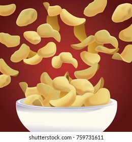 Potato chips snacks
