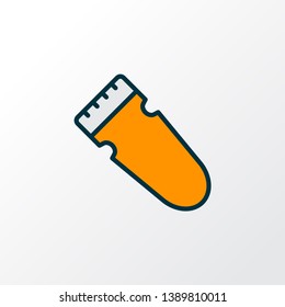 Potato cleaner icon colored line symbol. Premium quality isolated peeler element in trendy style.