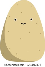 Vektorillustration der Kartoffelspitzen auf weißem Hintergrund