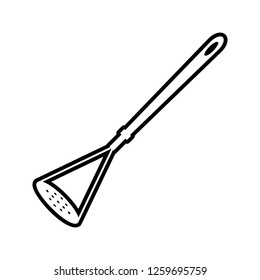 potato drill icon. Element of kitchen tools for mobile concept and web apps icon. Thin line icon for website design and development, app development