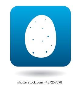 Potato icon in flat style on a white background